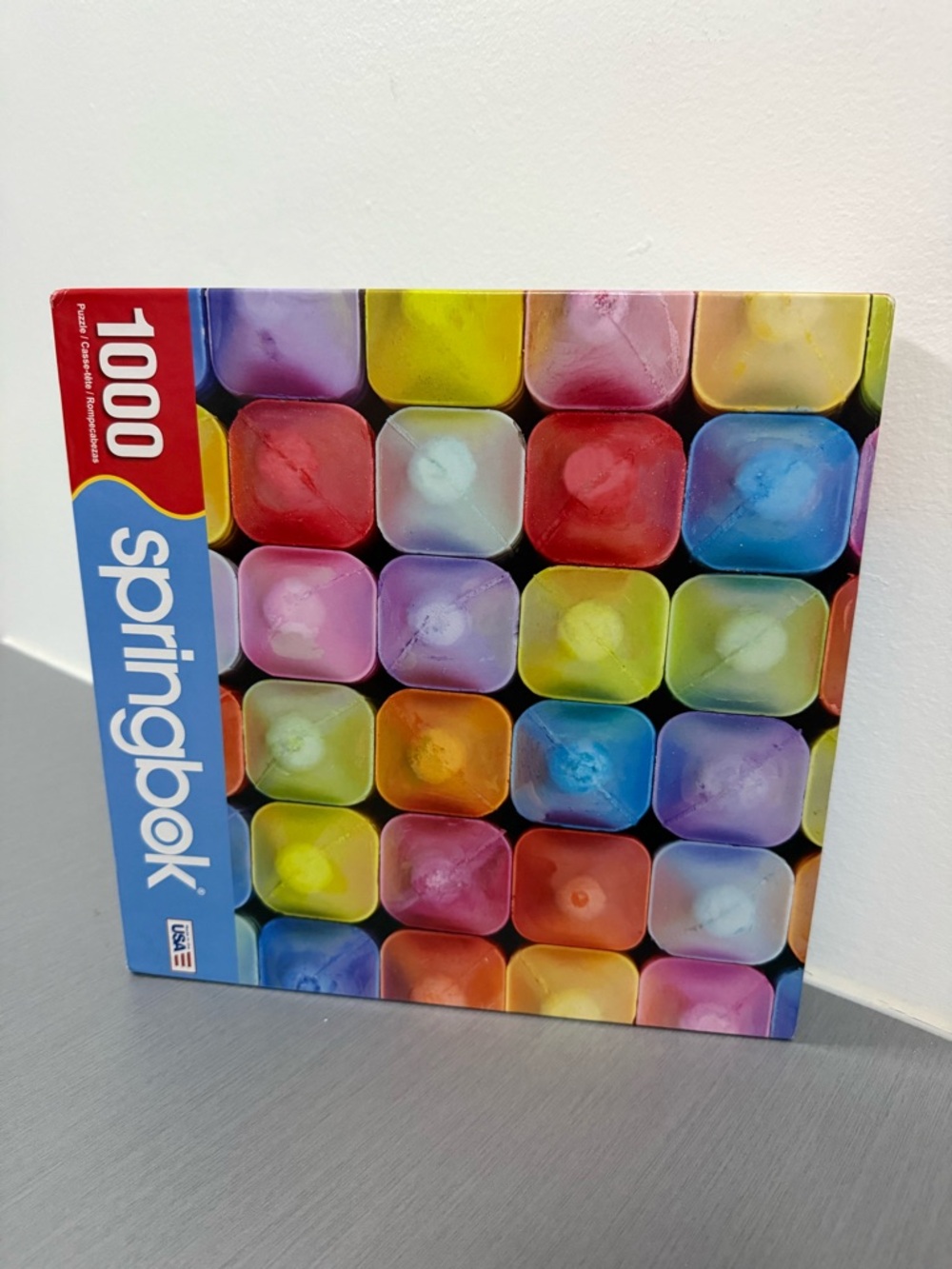 Springbok 1000 Piece Puzzle Colorful Pebbles – Open Box